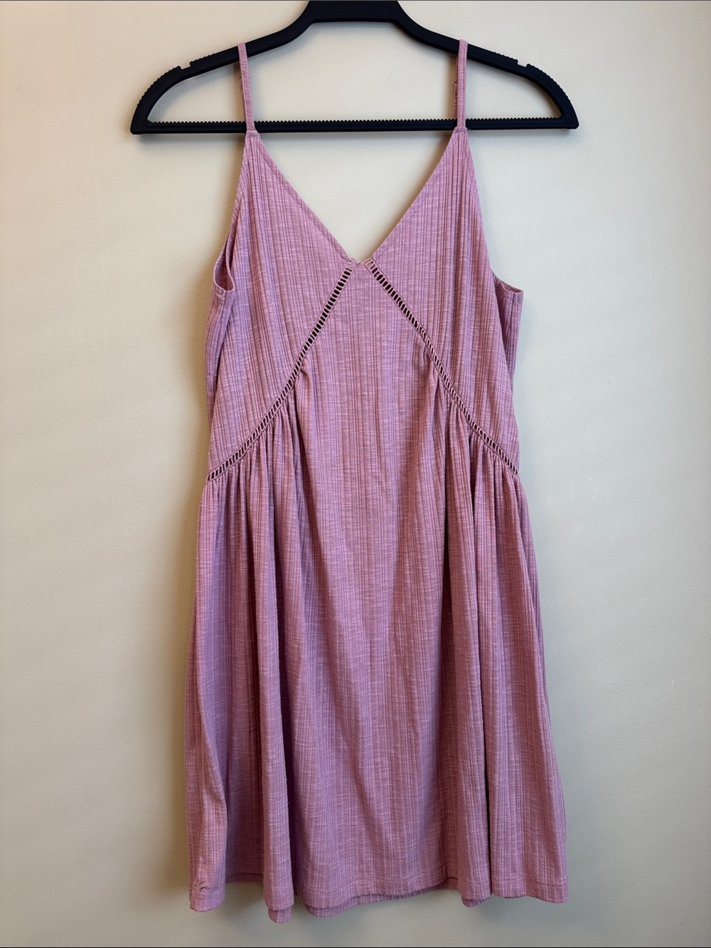 Roxy Dusty Pink Cut Out Mini Dress Size M